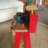 Children's wooden workbench
