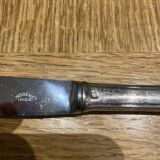 12 silver-plated dessert or cheese knives