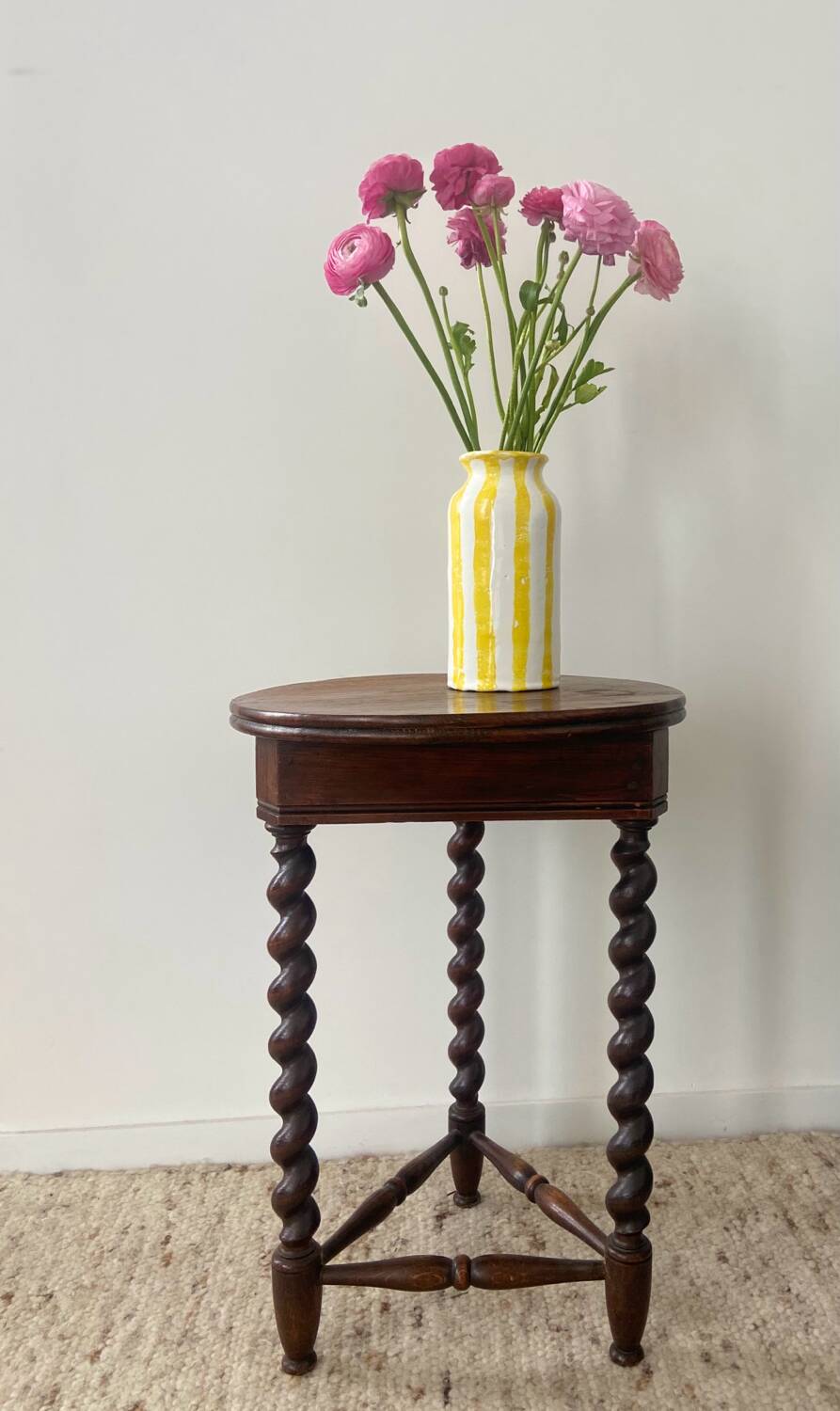 Turned wooden harness