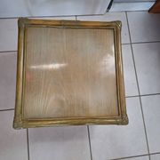 Table basse en rotin maugrion