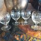Antique engraved glasses