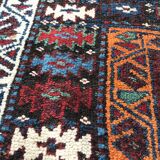 Tapis ancien Kurde Turquie laine fait main 112x200 cm