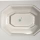Decorative plate in fine porcelain Wegdwood & Co, 26x19cm, rare, average condition.