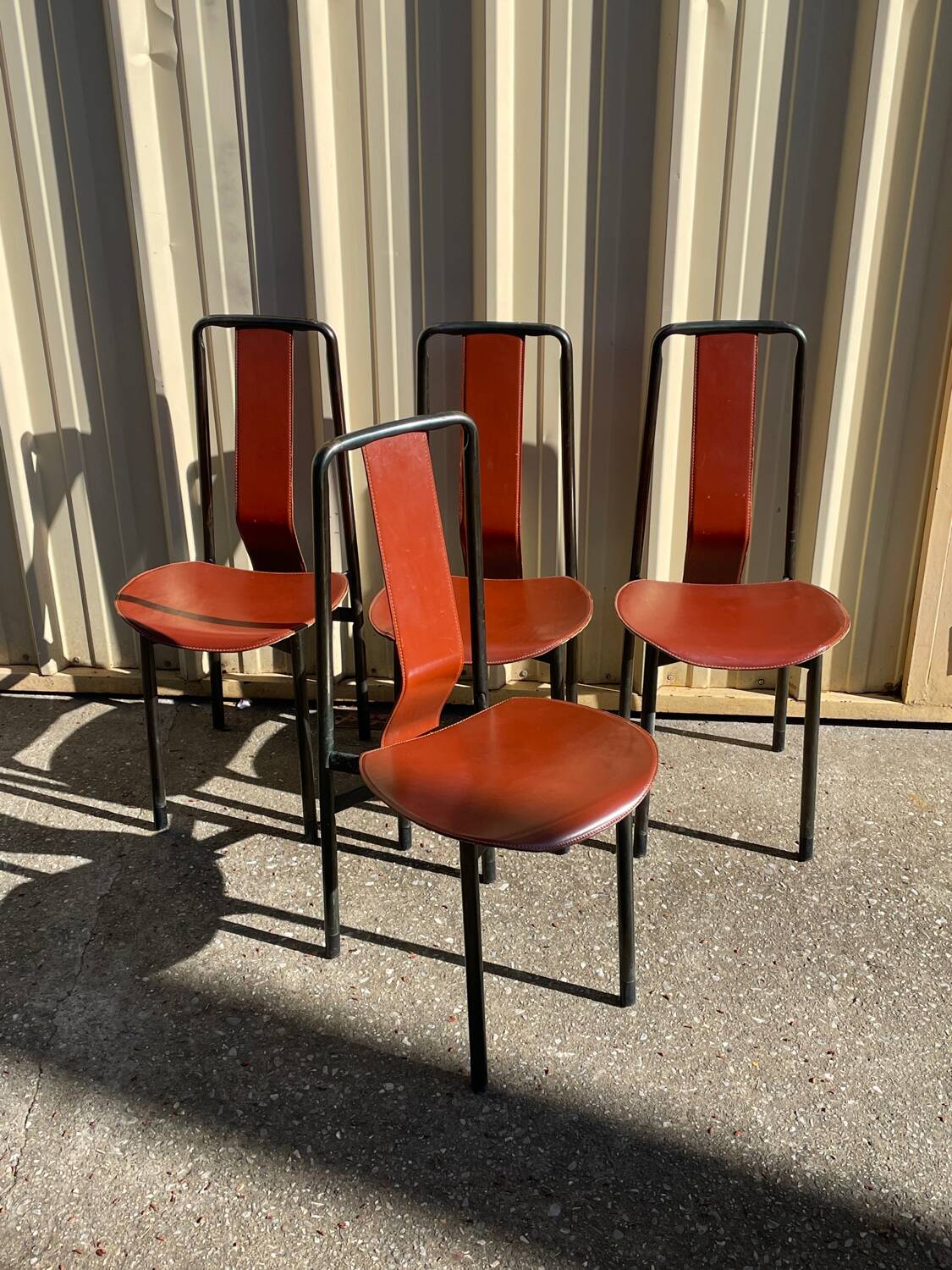 4 Irma chairs by Achille Castiglioni for Zanotta