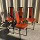 4 chaises Irma de Achille Castiglioni pour Zanotta