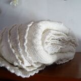 Old crochet bed cover 255 cm x 215 cm