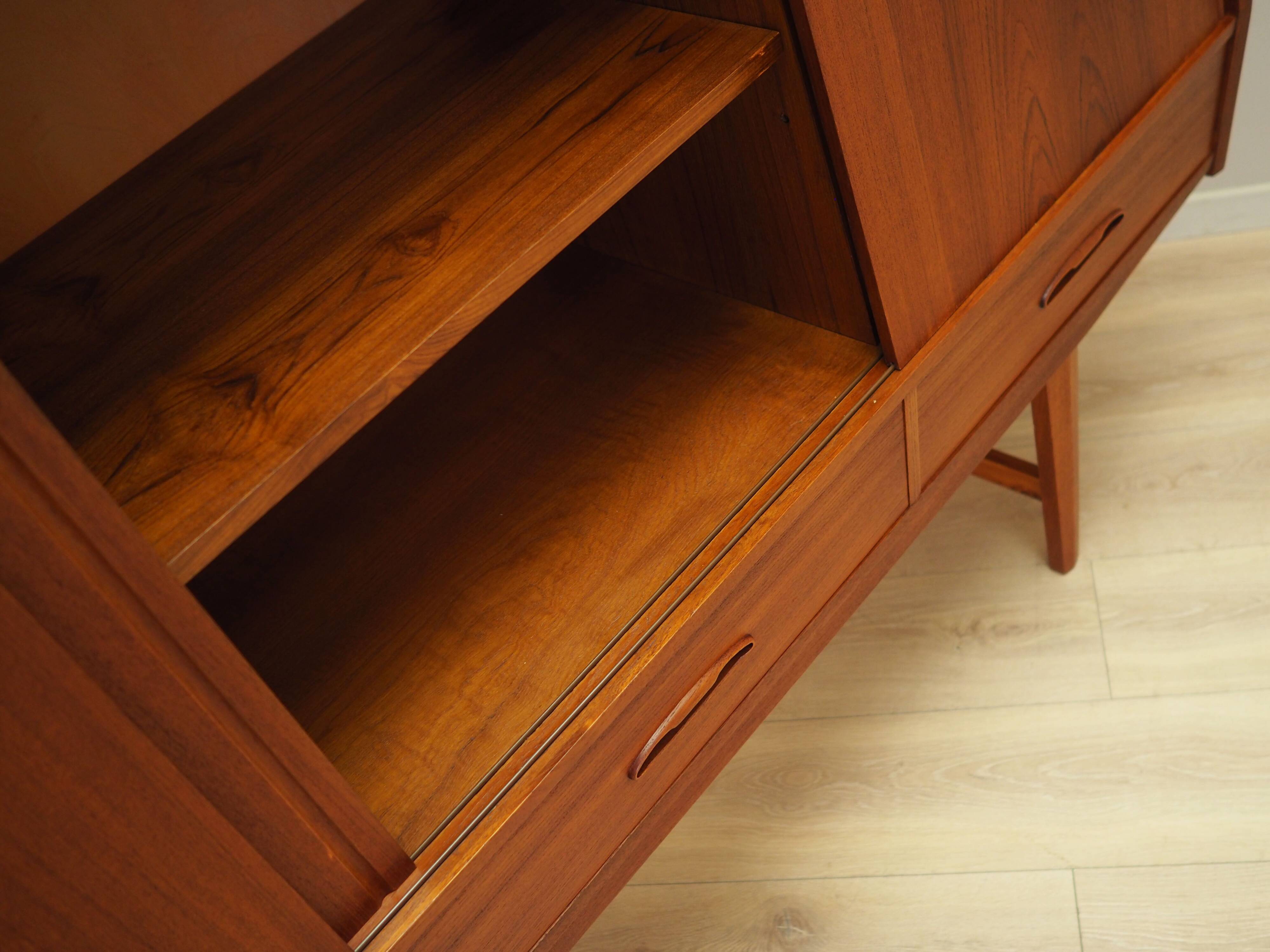 Teak highboard, Danish design, 1960s, production: Denmark