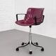 Vintage designer office armchair by Osvaldo Borsani for Tecno, Modus model