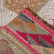 Neutral color handmade runner rug 317x87cm