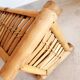 bamboo planter, bamboo and rattan plant pot, indoor planter.