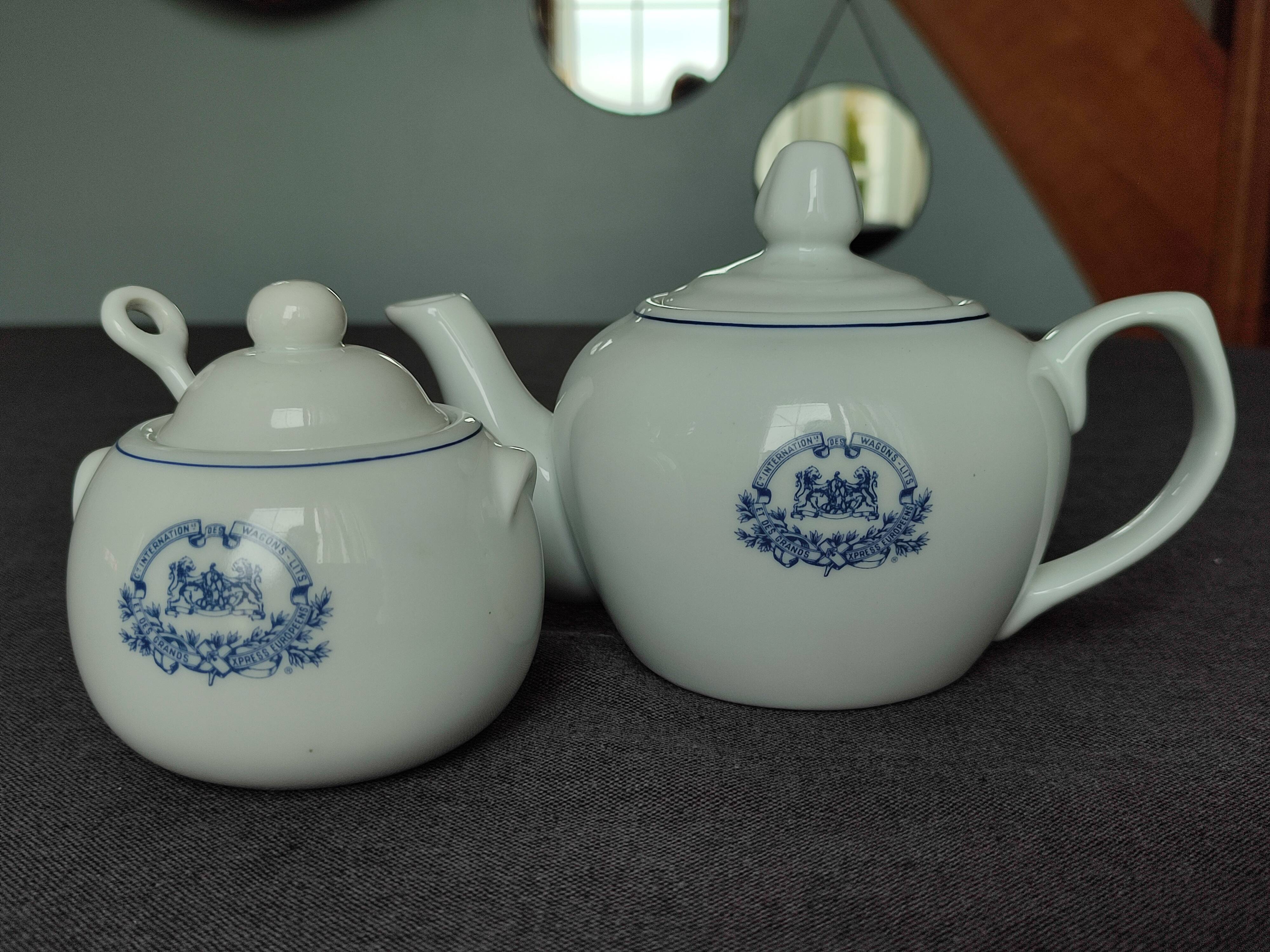 Vintage tea/coffee service Compagnie Internationale des Wagon Lit-Orient Express.