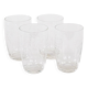 Set of four glasses, Danish design, 1970s, manufactured in Denmark