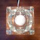 Vintage German glass cube table lamps TA 14 by Peill & Putzler, 1970s, set of 2.
