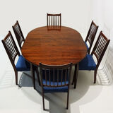 Ensemble table et 10 sièges danoises Arne Hovmand Olsen