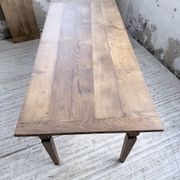 Solid oak farmhouse table with extensions (190-280cm) 1950