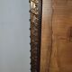 Fire pare old wooden fireplace