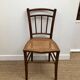6 chaises bistro avec assise en cannage