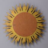 Vintage resin sun mirror