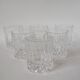 set consisting of a whiskey decanter and 6 crystal glasses 1970