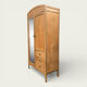 Parisian hotel wardrobe in solid raw oak, 1920.