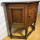 Vintage Old Charm Furniture Canted Side Cabinet English Country House  1970