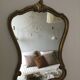 Antique gilded mirror