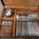 Silver metal housewife