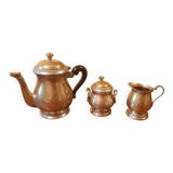 Napoleon III tea service. Silver metal hallmark.