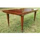 Table extensible Art Déco en ronce de noyer