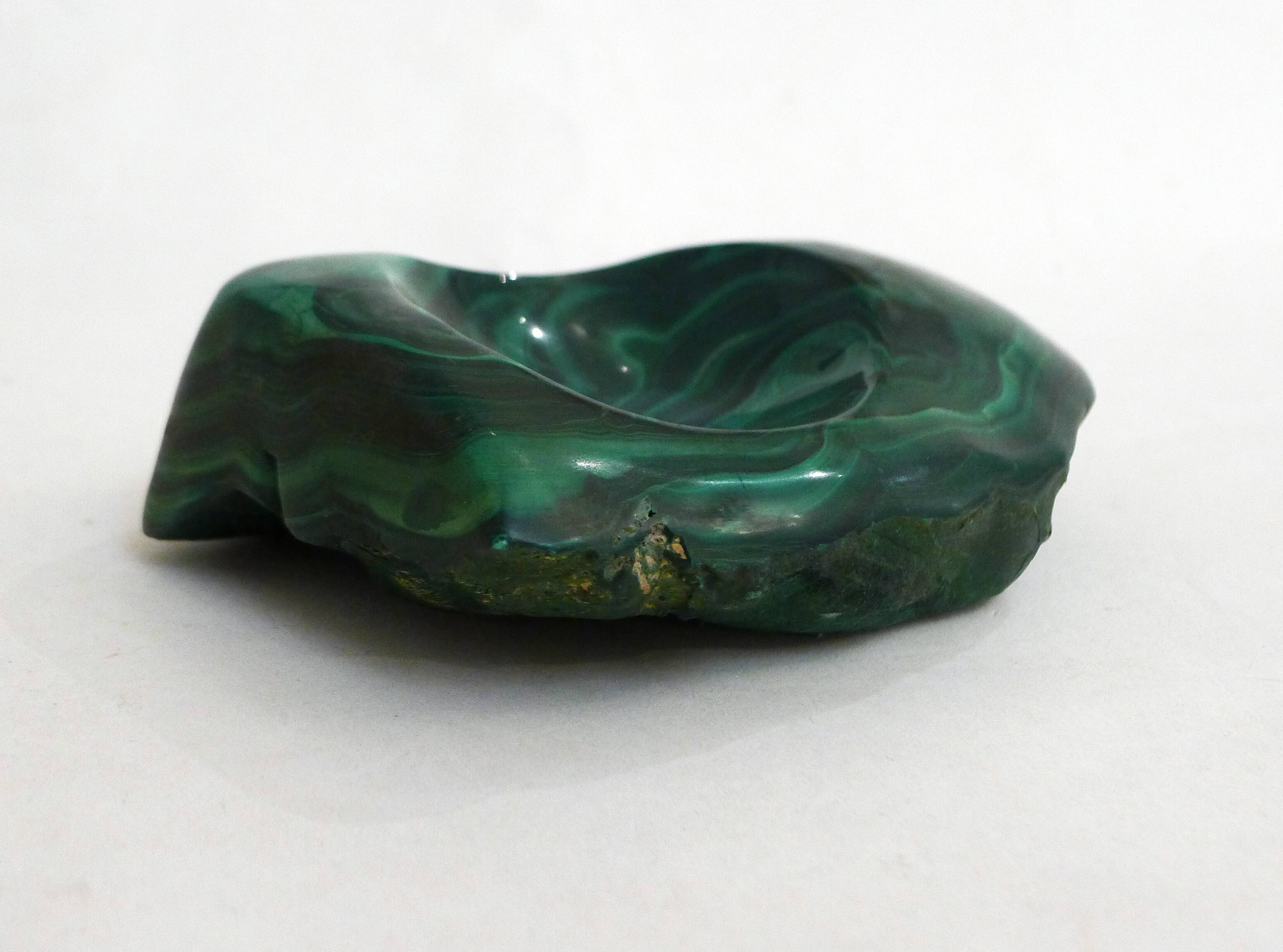 Cendrier bloc malachite