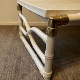 1970s "Kettal" Bamboo Coffee Table in Fiberglass