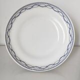 Plat à talon faïence Boch Frères