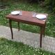 Dining table folding old rosewood from 2 to 6 people