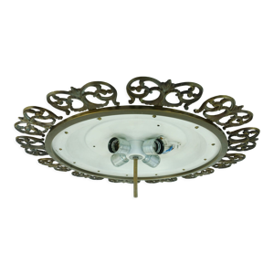 Plafonnier style hollywood regency,