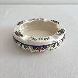Cendrier rond vintage en faïence Digoin Sarreguemines