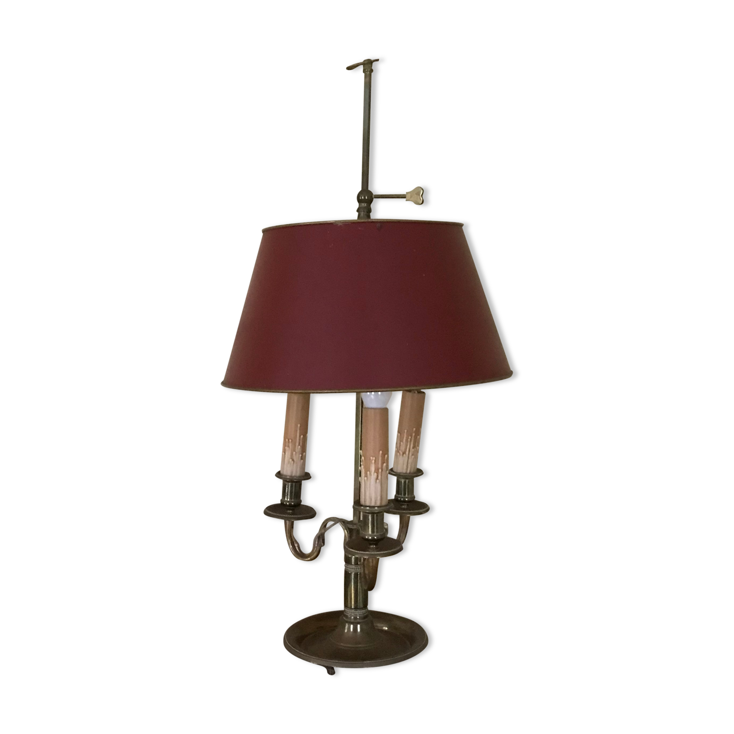 Hot water bottle lamp Aa three lights style Louis XVI XX century