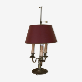 Lampe bouillotte a trois lumières de style louis xvi xx siècle