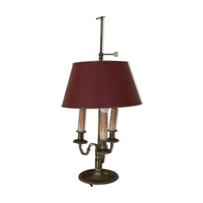 Lampe bouillotte a trois lumières de style louis xvi xx siècle