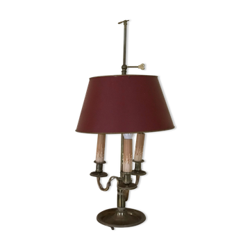 Lampe bouillotte a trois lumières de style louis xvi xx siècle