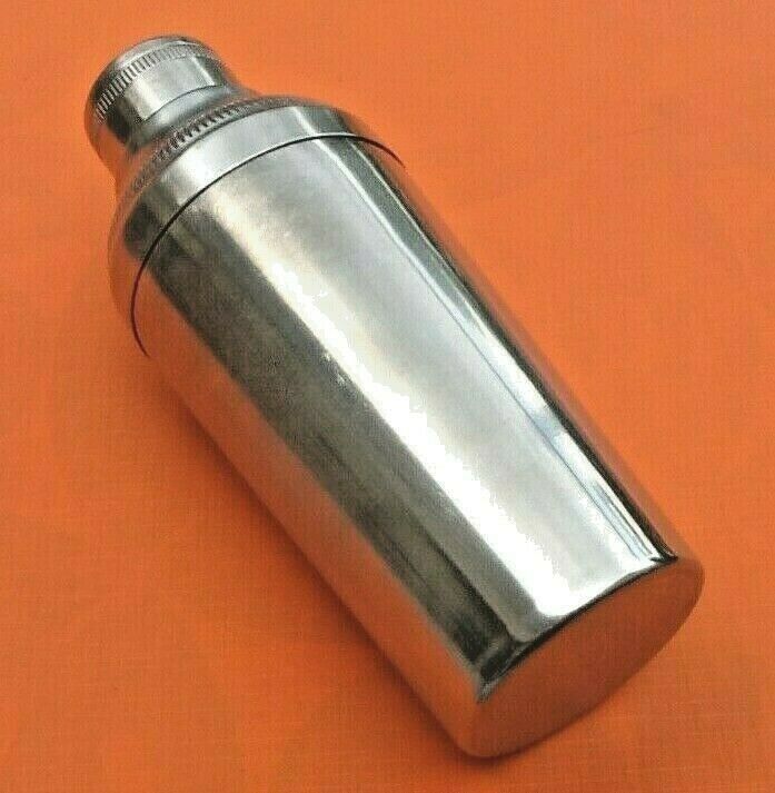 Cocktail shaker décor with stainless steel chisels 70s