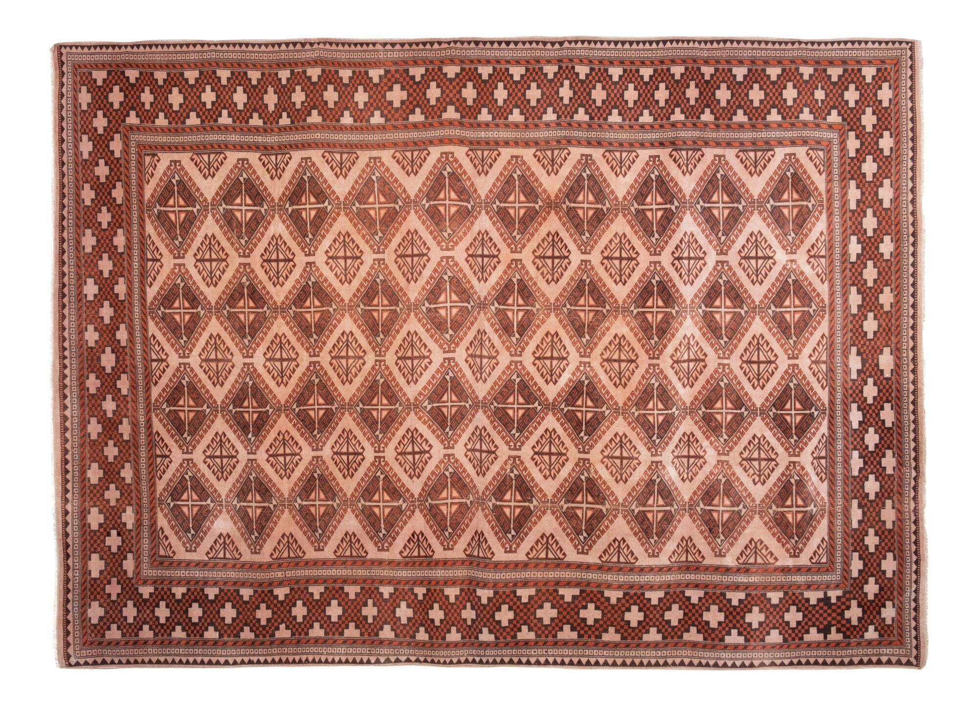 Tapis turc vintage fait main