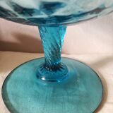 Empoli blue glass cut