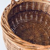 Large round wicker basket