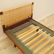Teak bed, Danish design, 1960s, designer: Hans J. Wegner, Getama