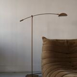 Vintage brass reader lamp, 1960