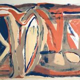 Bram VAN VELDE, Untitled, 1968. Original lithograph signed in pencil