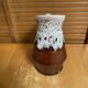Vintage revol flamed ceramic barrel-shaped pitcher 1 litre