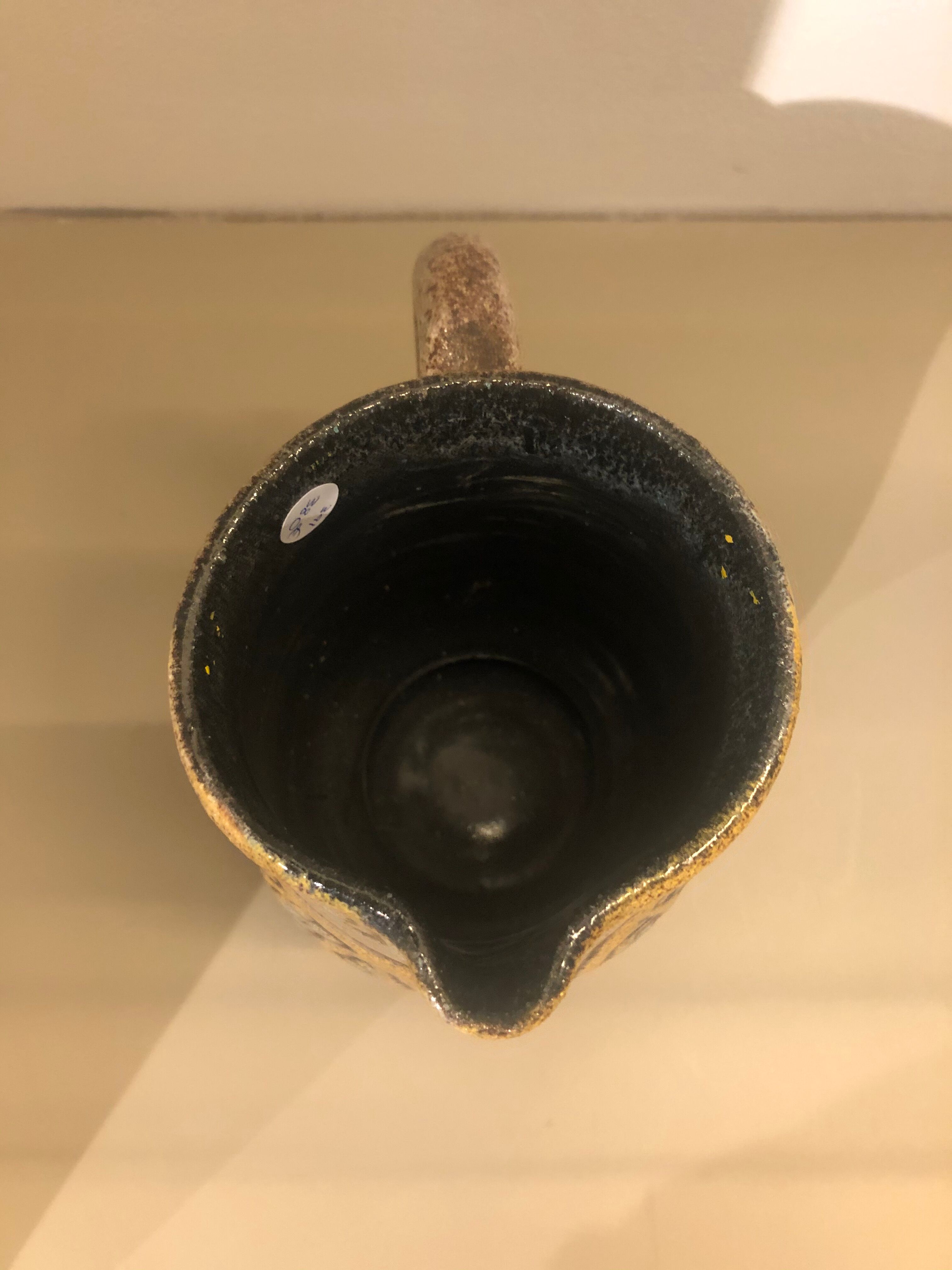 Accolay ceramic owl pitcher