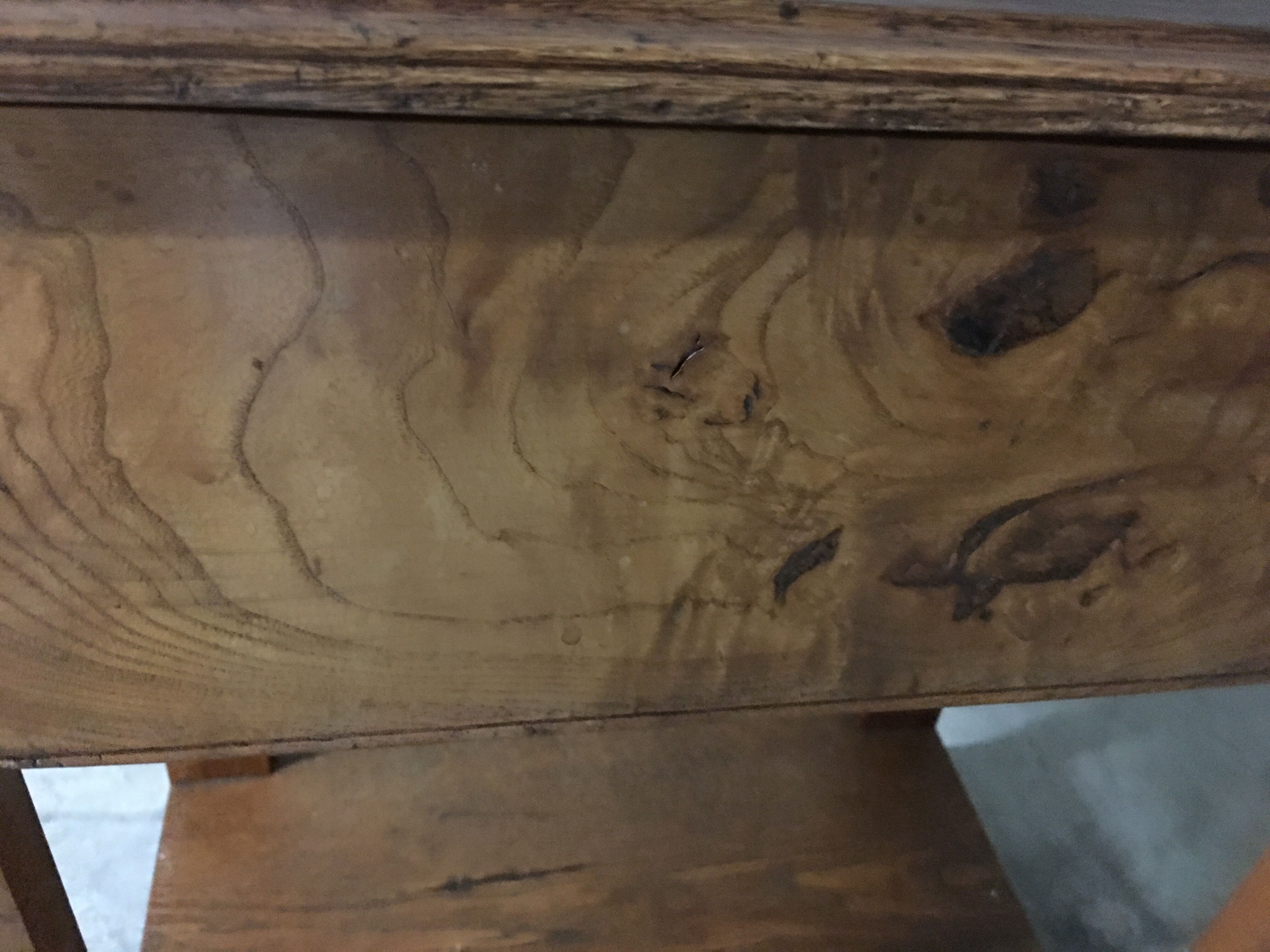 Wooden table rustic