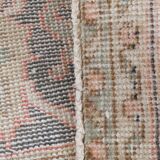 Soft Pink Handmade Vintage Persian Rug, 219x314Cm